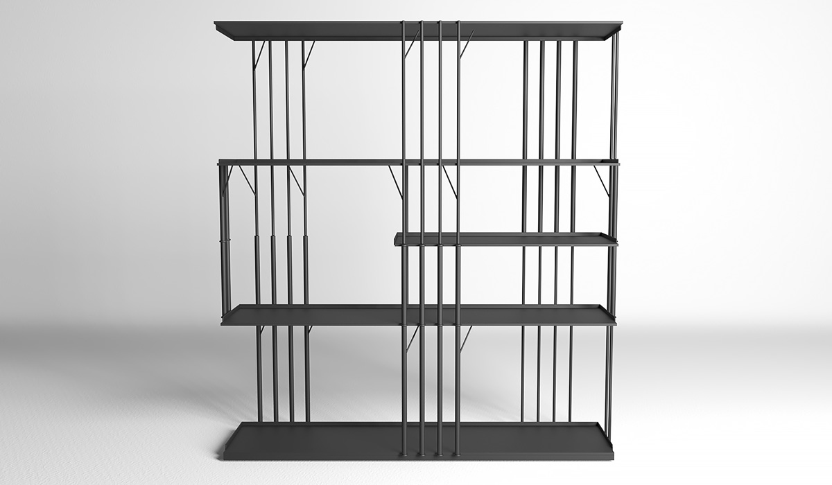 metal shelf